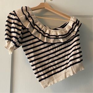 Ulla Johnson off shoulder knit blouse sz M